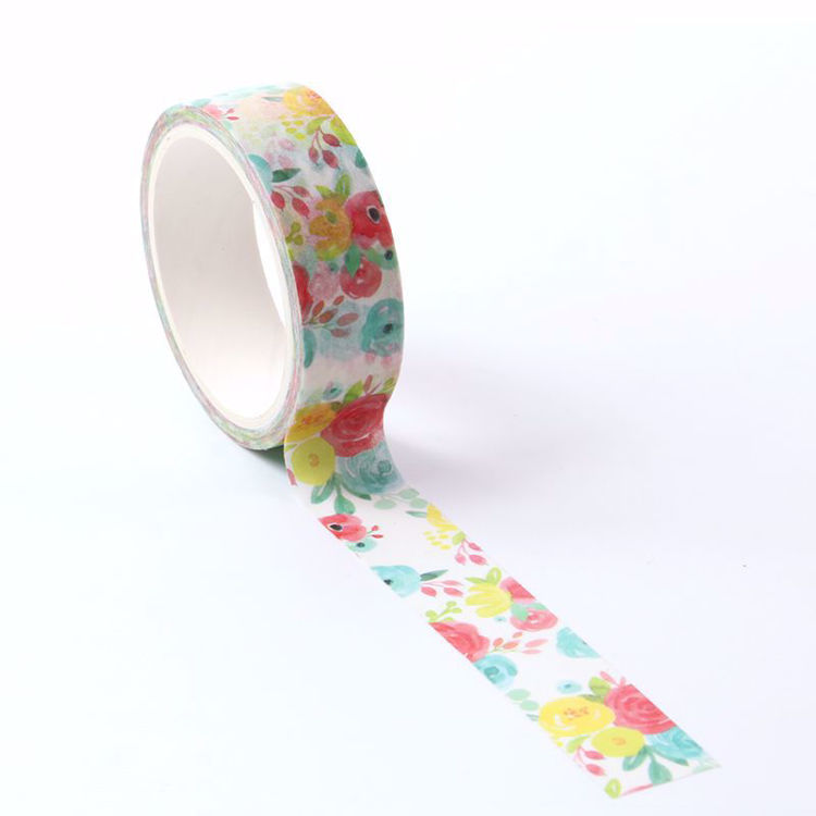 Hot summer flowers printing washi tape