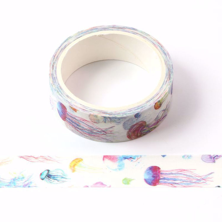 Jellyfish summer design printing washi tape