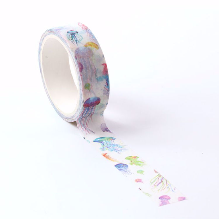 Jellyfish summer design printing washi tape