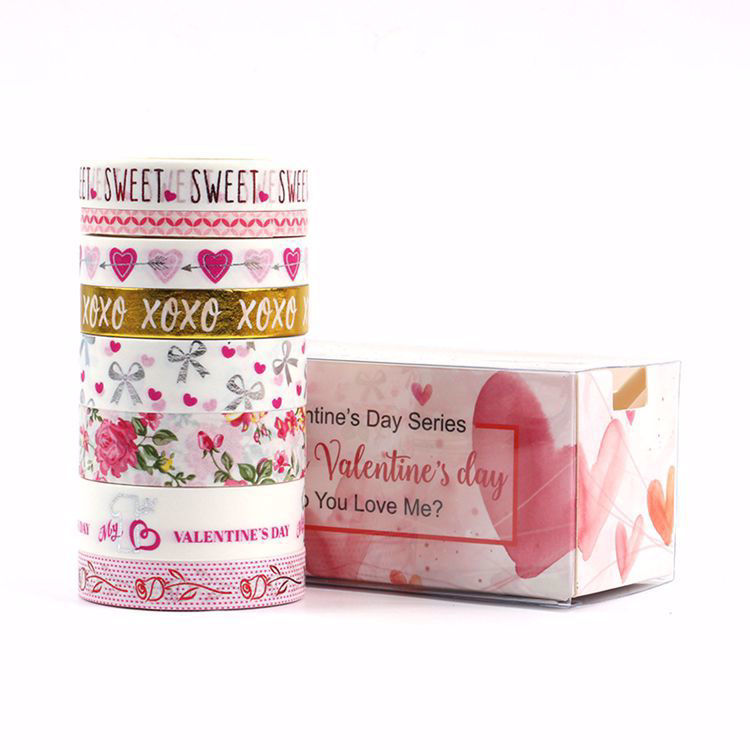 Valentine's day washi tape suit