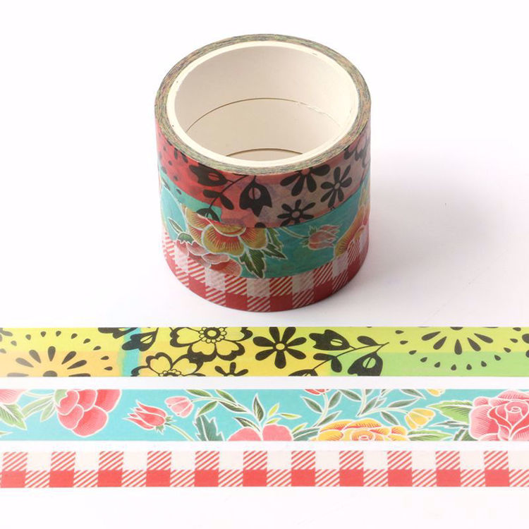 Summer flowers sets printing washi tape