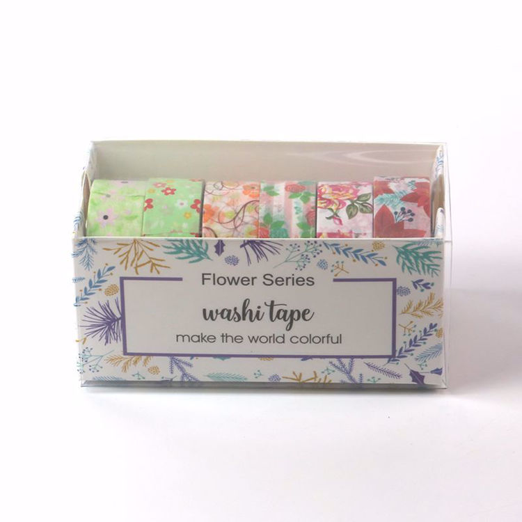 flowers series washi tape package box