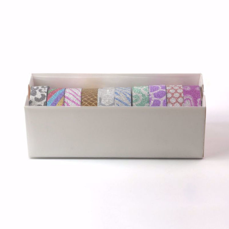 10 rolls glitter washi tape package