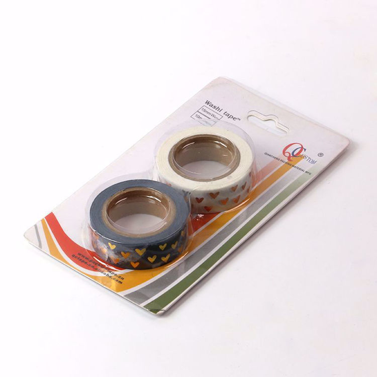 Blister hood 2 rolls washi tape package