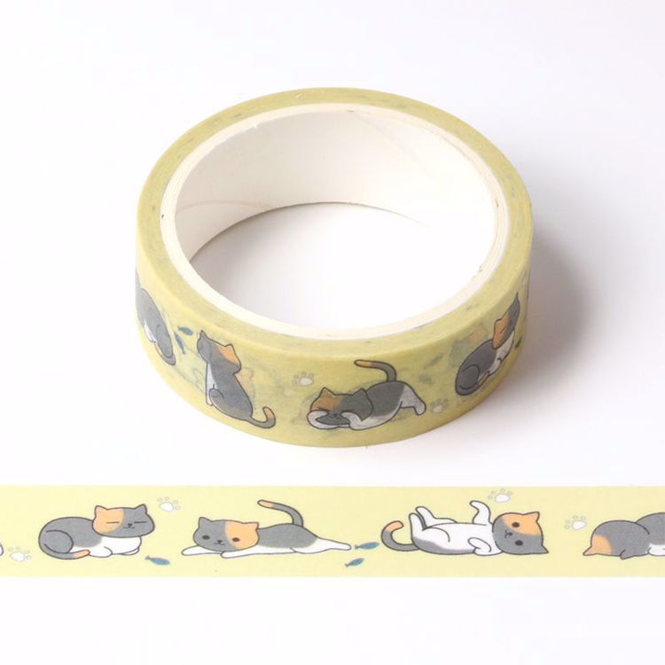 Lovely cat printing washi tape