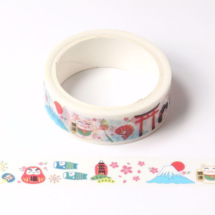 Japanese style printing washi tape