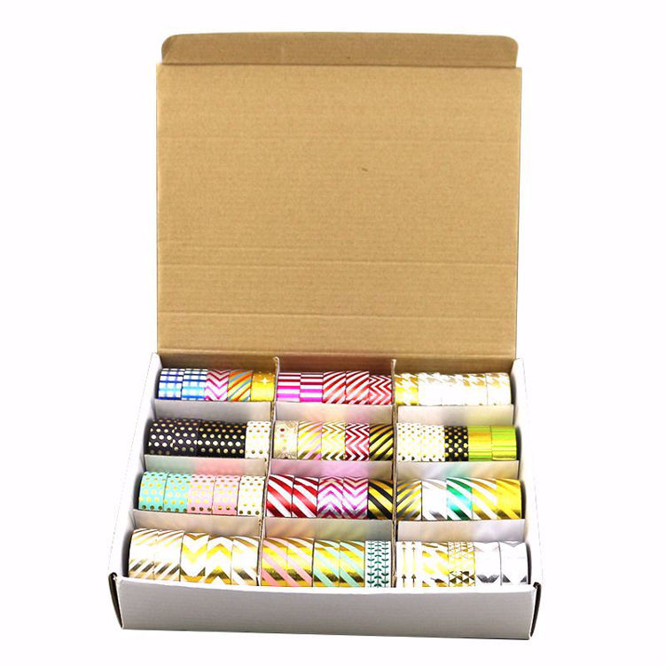 60 rolls washi tape package white
