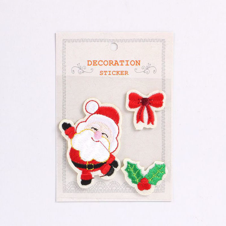  Father Christmas patch stickers