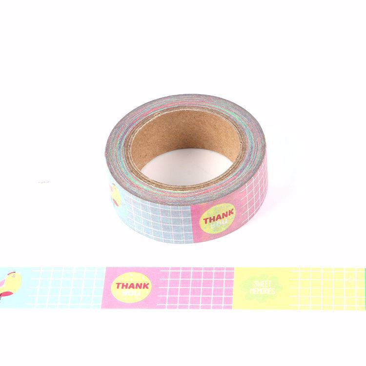 Colorful heart printing washi tape