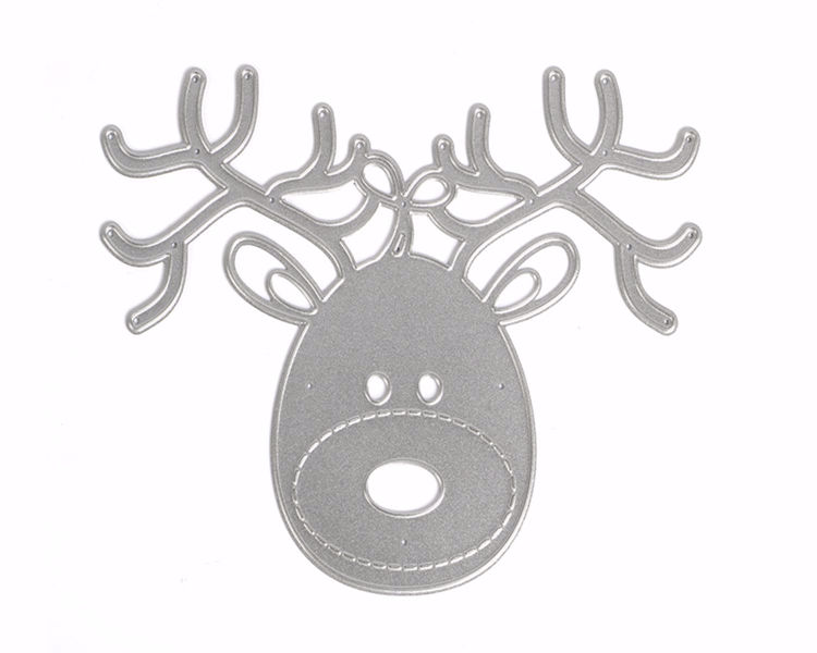 The reindeer for Christmas die cutting