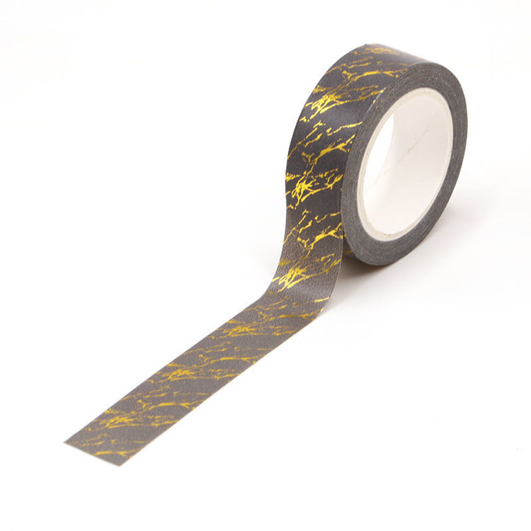 MARBLE print gold foil washi tape