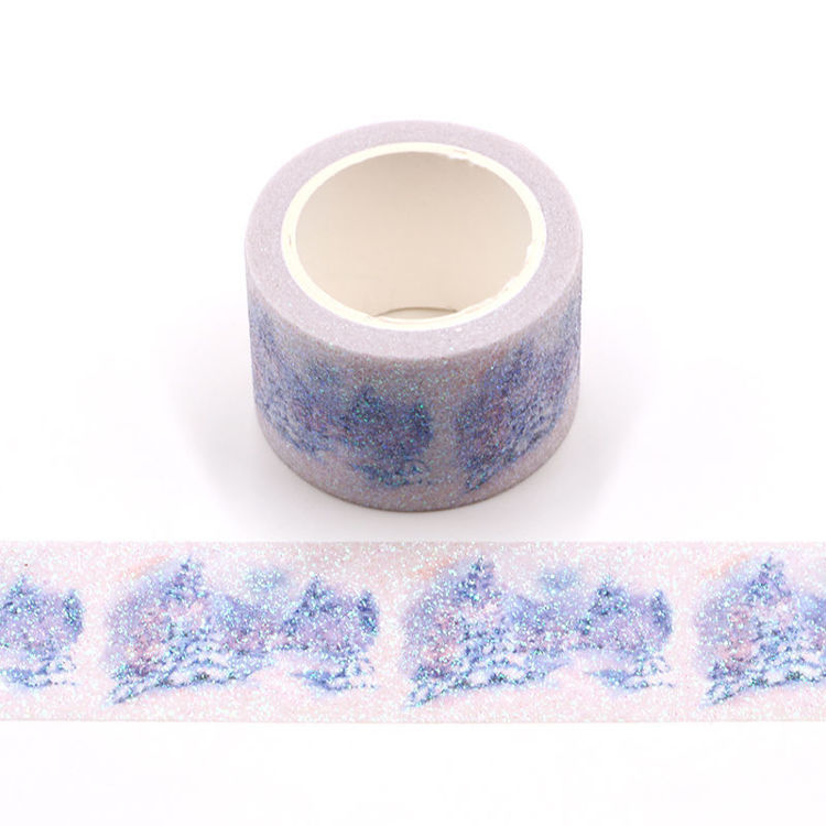 30mm flower sparkle washi tape