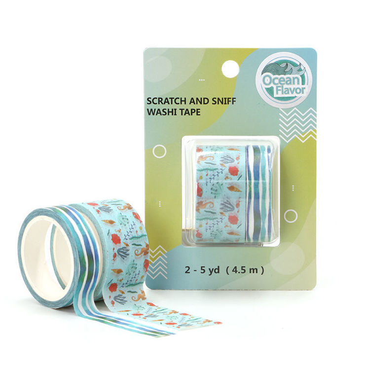 Ocean scent printing washi tape