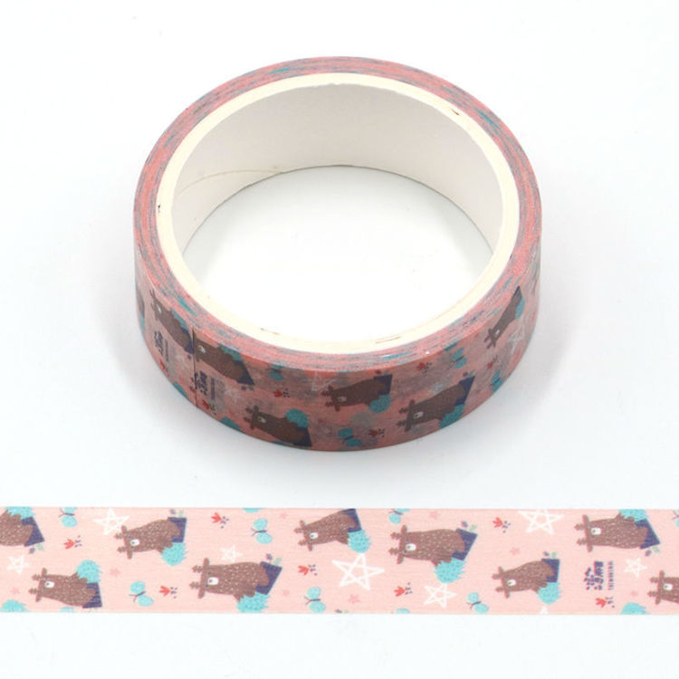 Cartoon design animal deer printing washi tape