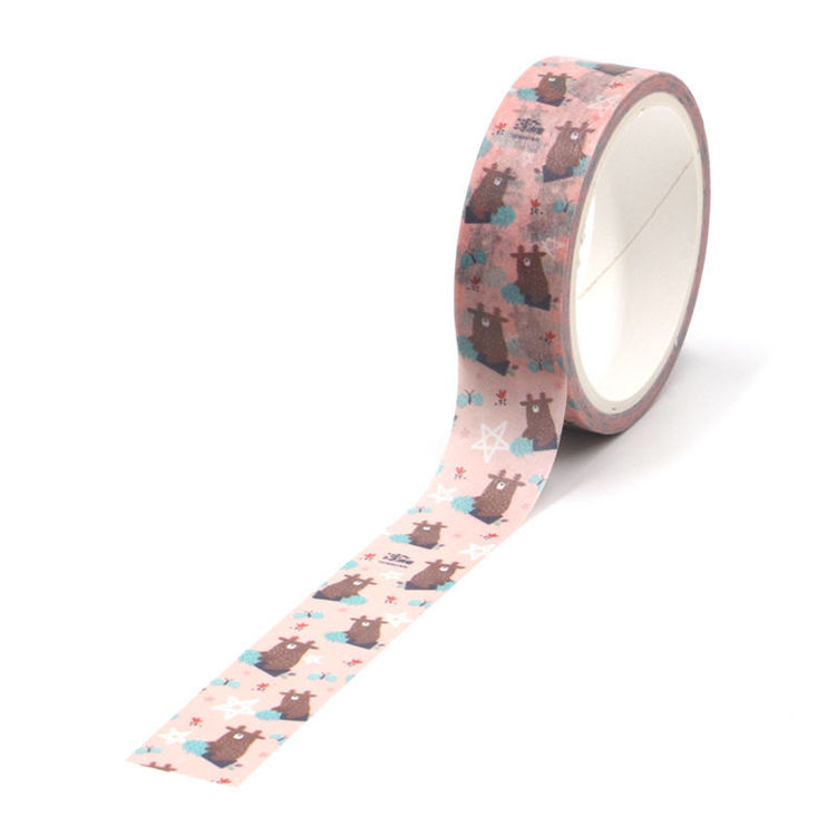 Cartoon design animal deer printing washi tape