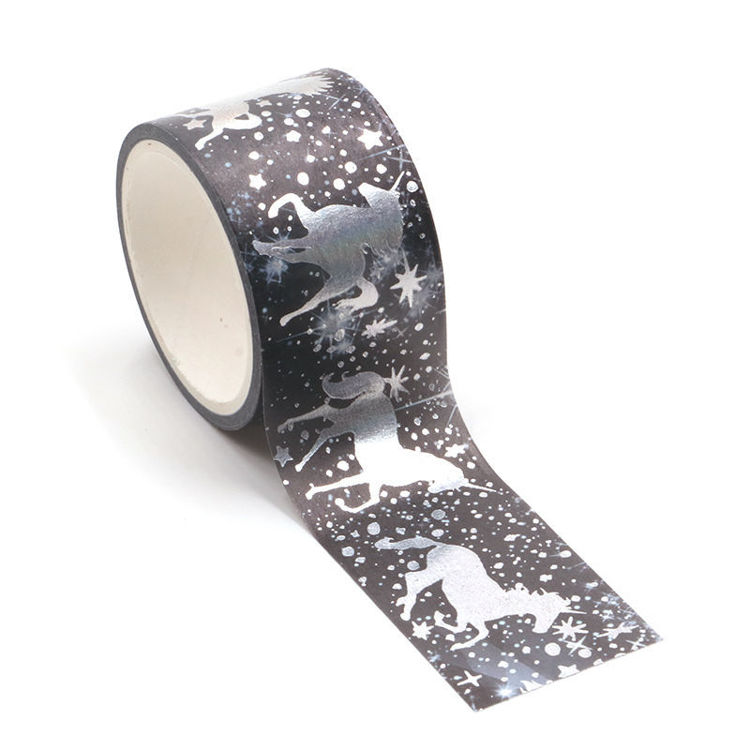 30mm unicorn sliver foil washi tape
