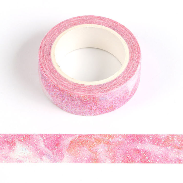 Cute Pink Sparkle Washi Tape