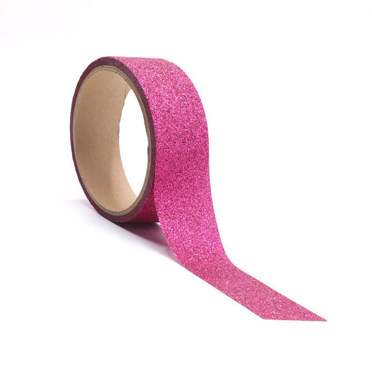 Deep Pink Sparkle Washi Tape