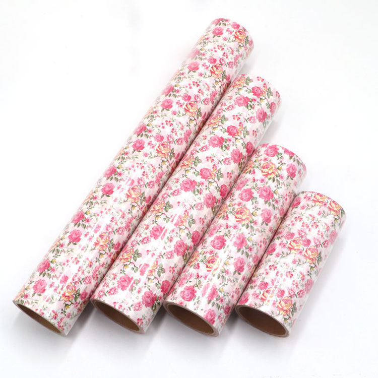 230mm x 5m Three color rose printing warpping washi tape