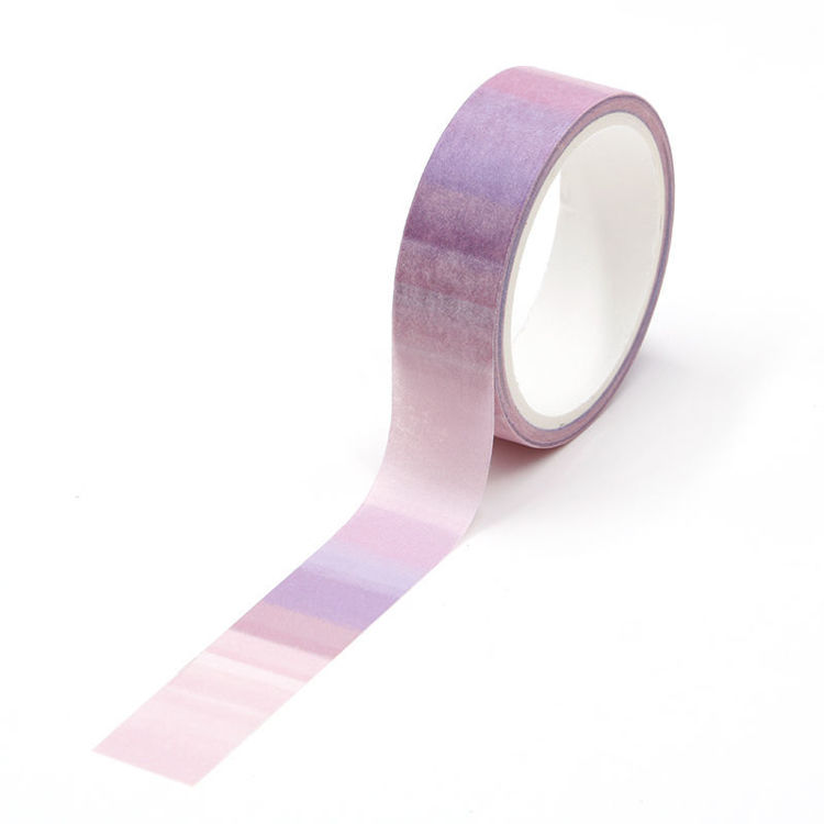 Pink watercolor Stripe Washi Tape