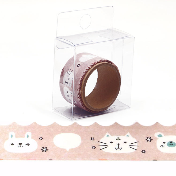 cat printing die cutting washi tape