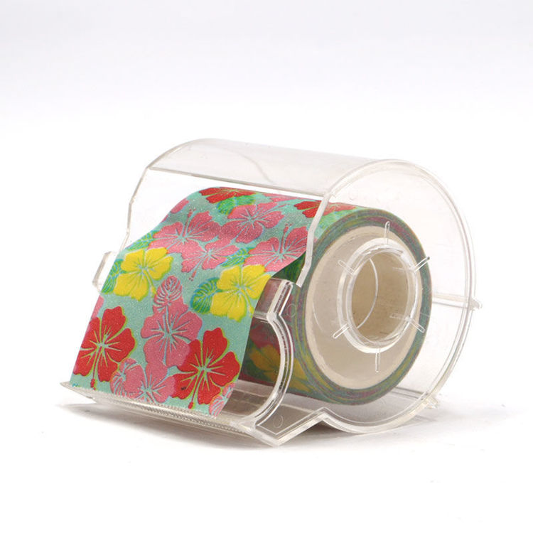 Clear washi tape dispenser