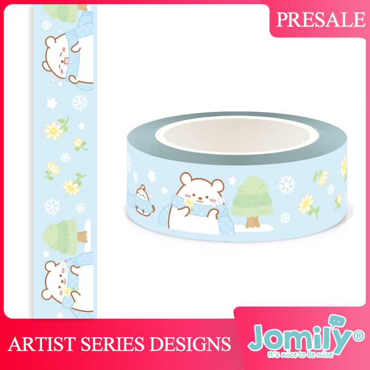 Jomily 15mm x 10m Wintertime Snowflake Washi Tape