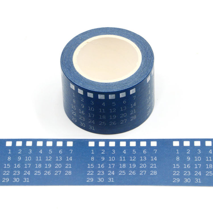 30mm Calendar Design Washi Tape