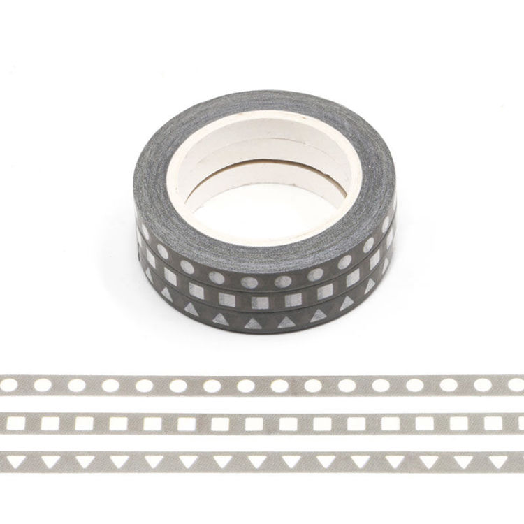 5mm x 3Rolls 10m Shape Design Washi Tape