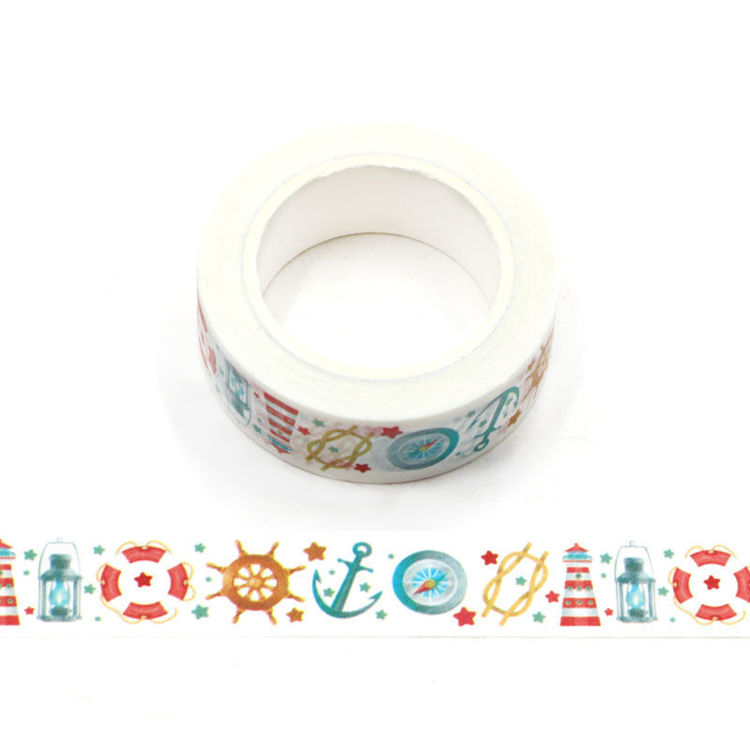 15mm x 10m CMYK Navigation Washi Tape