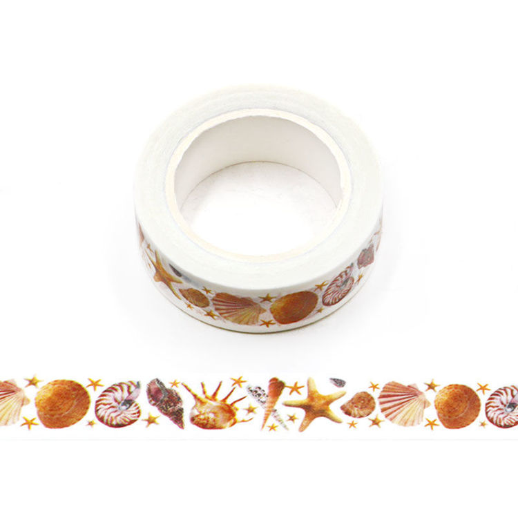 15mm x 10 CMYK Shell Washi Tape