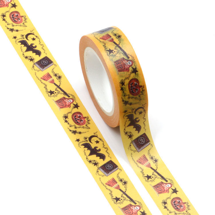 15mm x 10m CMYK All Hallows Eve Washi Tape