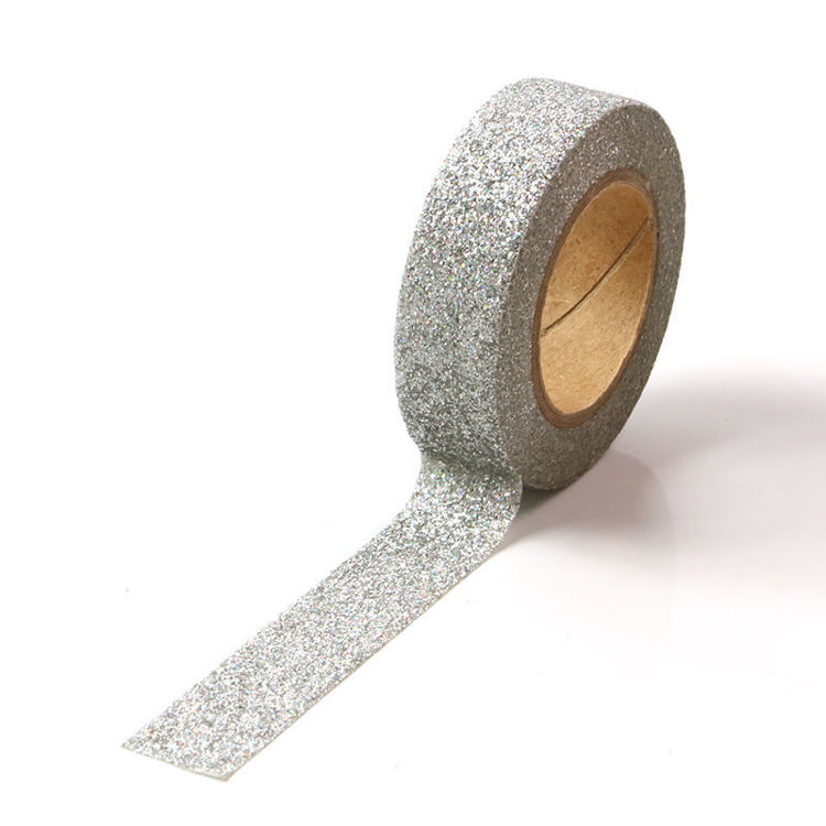 Picture of Laser Silver Sparkle Washi Tape