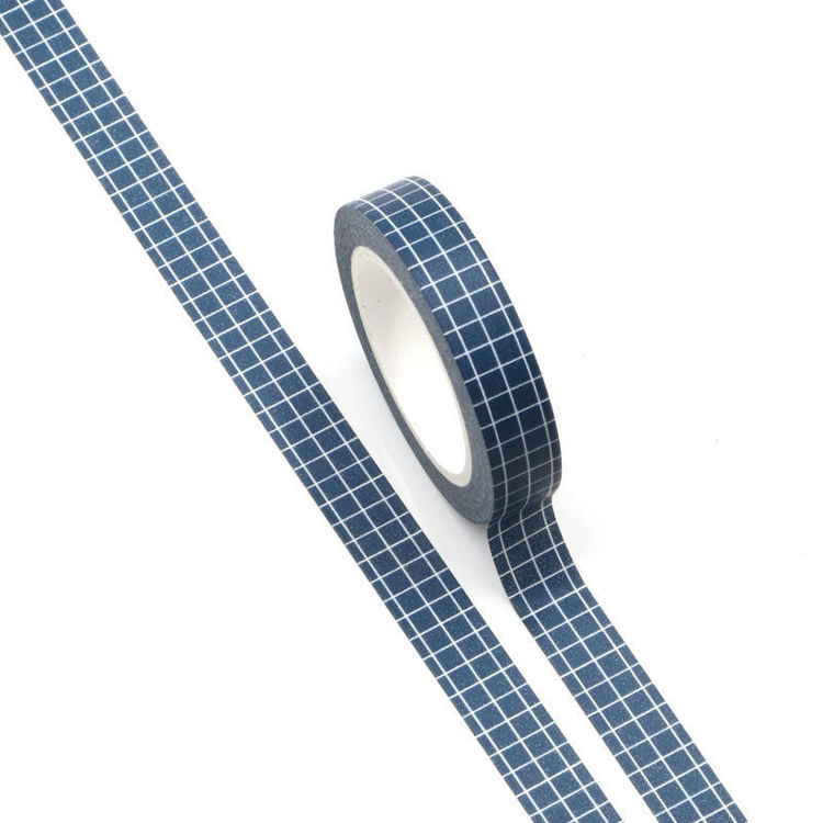 10mm Dark Blue PMS Lattice Washi Tape