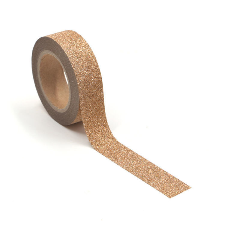 Picture of Dark Orange  Glitter Tape