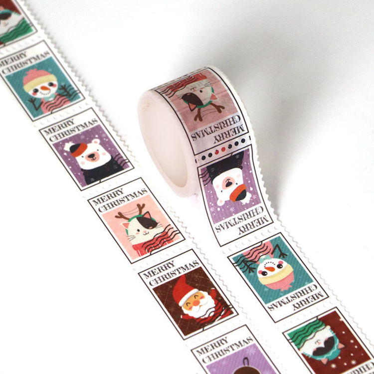 25mm x 3m Christmas Elements Design Stamp Washi Tape
