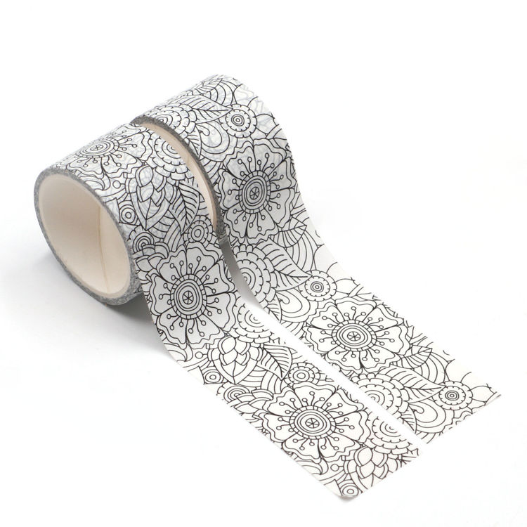 Coloring floral tape kit