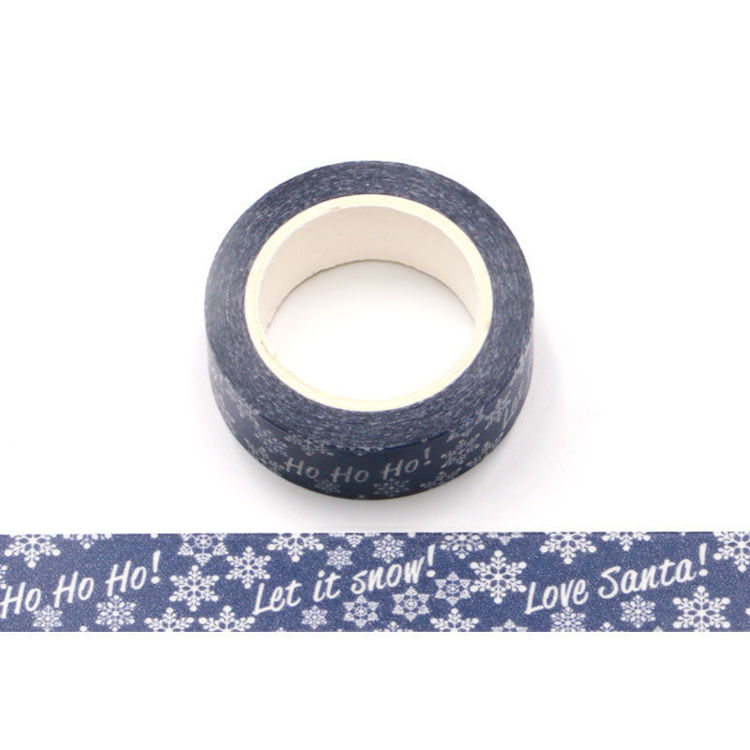 15mm x 10m CMYK Love Santa Washi Tape