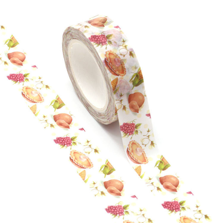 15mm x 10m CMYK Thanksgiving Food Washi Tape