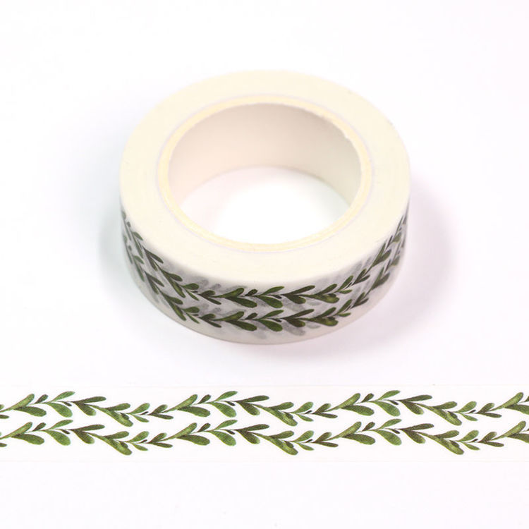 15mm x 10m CMYK Watercolor Flower Rattan Washi Tape