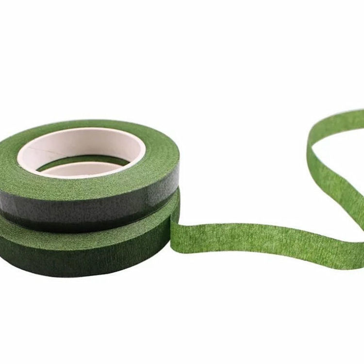 12mm x 30y Dark Green Floral Tape