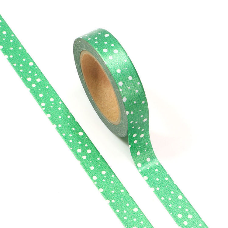 10mm x 10m Green Point Washi Tape