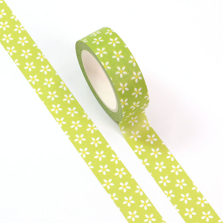 15mm x 10m CMYK Small Floral Washi Tape