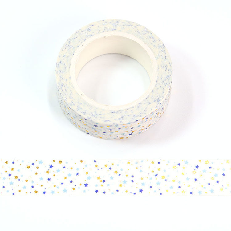 15mm x 10m CMYK Star Washi Tape