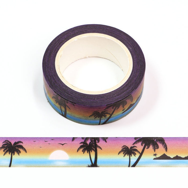 15mm x 10m CMYK Seaside Nightfall Washi Tape