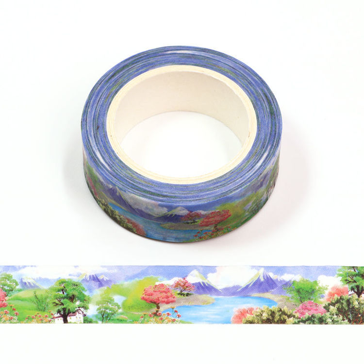 15mm x 10m CMYK Watercolor Phoenix Washi Tape