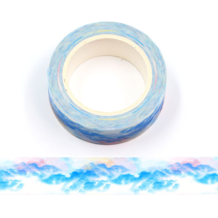 15mm x 10m CMYK Cloud Washi Tape