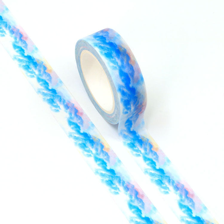 15mm x 10m CMYK Cloud Washi Tape