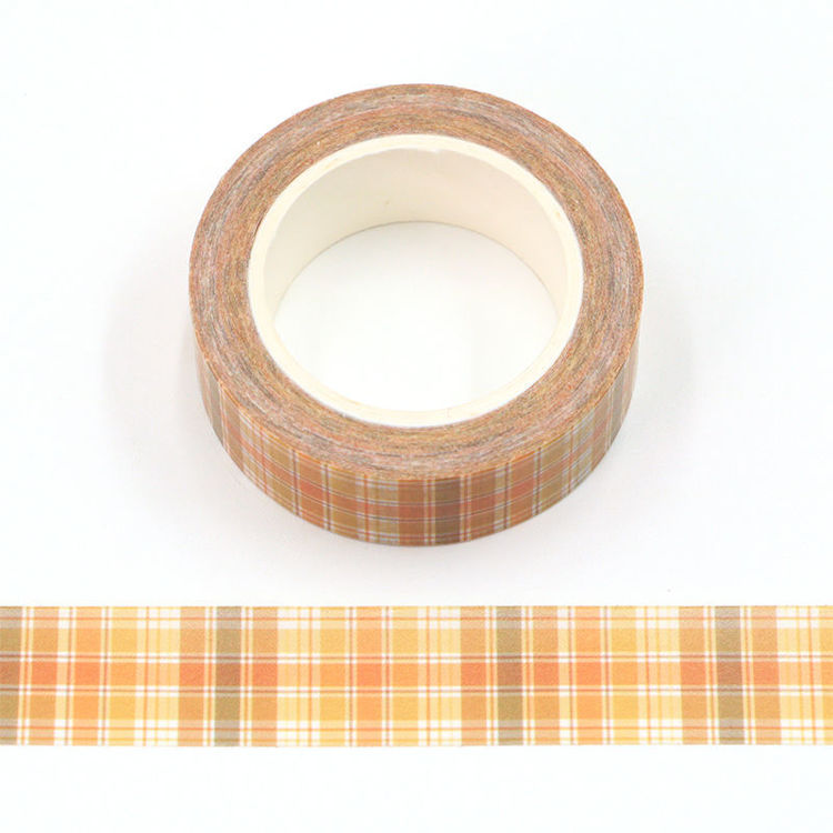 15mm*10m orange grid washi tape