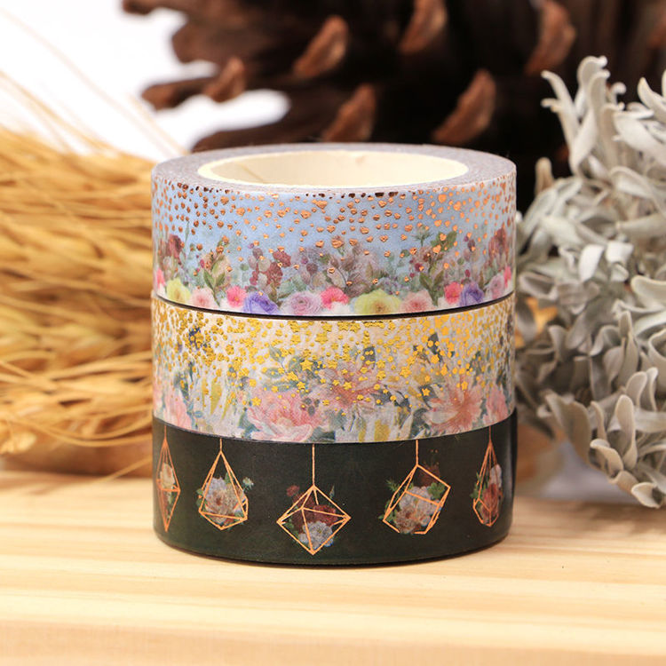 Foil Floral Washi Tape